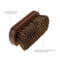 Men's Beard Brush Natural Horse Hair Mustache Shaving Brush Facial Hair Brush Wooden Handle