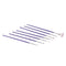 7pcs Purple Nail Art Design Brush Set Acrylic Nail Pen Brush For Painting Dotting Gradient Color Nylon Brush Fan Shape DIY Nail Tools