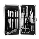 16Pcs Stainless Steel Manicure Pedicure Set With Bag