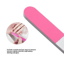 2 Sheets 48pcs Double-sided Nail Glue Sticker Jelly Transparent Flexible Fake Nail Tips Adhesive Nail Glue with Nail Manicure Tool