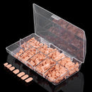 200pcs/pack 10 Sizes False Fake Nails Tips Box for Flexible Practice Model Training Hand Nails DIY Art Salon