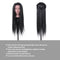 23" Hairdressing Training Head Dummy Head Cosmetology Mannequin Head 30% Real Hair + 70% High Temperature Fiber Black