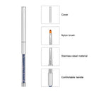 1pc Nail Brush Pen Painting Sculpturing Drawing Line Pen Acrylic Handle Manicure Nail Art DIY Tool