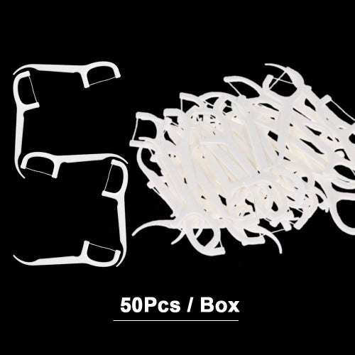50 قطعة/صندوق خيط تنظيف الأسنان يمكن التخلص منه بين فرشاة الأسنان أعواد الأسنان مسواك خيط الأسنان للعناية الصحية بالفم العميق النظيف