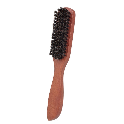 Men's Beard Brush Wooden Mustache Comb Male Shaving Brush Multifunctional Facial Hair Brush