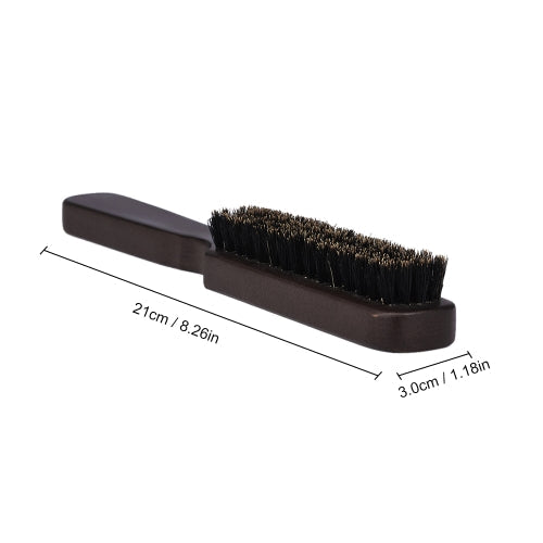 Men's Beard Brush Wooden Mustache Comb Male Shaving Brush Multifunctional Facial Hair Brush