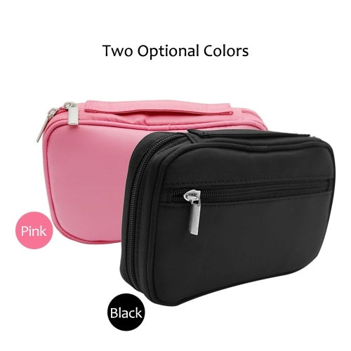 Portable Travel Makeup Brush Bag Cosmetic Bag Organizer Waterproof Large Capacity Multifunction Storage Case for Women