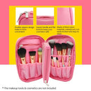 Portable Travel Makeup Brush Bag Cosmetic Bag Organizer Waterproof Large Capacity Multifunction Storage Case for Women