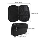 Portable Travel Makeup Brush Bag Cosmetic Bag Organizer Waterproof Large Capacity Multifunction Storage Case for Women