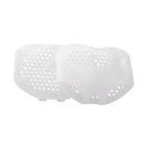 2 PCS White Siliconen Gel Inlegzolen Voorvoet Pad Hoge Hak Schokabsorptie Anti Gladde Voeten Pijn Gezondheidszorg Schoen Binnenzool Lady Silicone Breathable Size Adjustable Insole