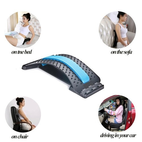 Lumbar Back Massager Magic Stretcher Fitness Stretch Equipment