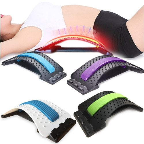 Lumbar Back Massager Magic Stretcher Fitness Stretch Equipment