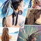 1 Pack 10 PCS Handmade Dreadlocks Extensions Fashion Reggae Crochet Hip-Hop Synthetic Dreads Crochet Braiding Hair 1#