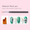 1pc UV Gel Polish French Nail Brushes Gel Varnish Building Painting Petals Drawing Flowers Gradient Dotting Nail Art Pen Brush Three Side Floral Pen