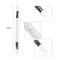 1pc Rhinestones Handle Emboss Nail Art Pen Silicone Nail Carving Brush Glitter Picker Nail Brushes Powder Picking Tools