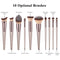 GUJHUI Proofessional Makeup Brush Facial Makeup Brush Cosmetic Brushes Multifunctional Eyebrow Blush Foundation Powder Brush Beauty Tools