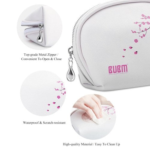 BUBM Shell Shape Cosmetic Storage Bags Handbag Case Makeup Organizer Portable & Waterproof