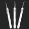 3PCS Stainless Steel Acne Needle Blackhead Removal Clip Whitehead Removal Needle Blemish Remover Tweezers Face Care Beauty Repair Tools