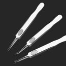 3PCS Stainless Steel Acne Needle Blackhead Removal Clip Whitehead Removal Needle Blemish Remover Tweezers Face Care Beauty Repair Tools