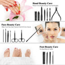 18Pcs Stainless Steel Nail Clipper Cutter Manicure and Pedicure Set