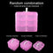 3 Layers Plastic Empty Storage Box Nail Art Rhinestone Tools Jewelry Beads Organizer Container Detachable Makeup Box