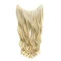 One Piece No Clip Hair Extensions Long Curly Hairpiece