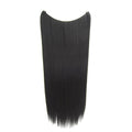 One Piece No Clip Hair Extensions Long Straight Hairpiece