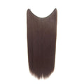 One Piece No Clip Hair Extensions Long Straight Hairpiece