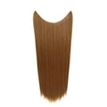 One Piece No Clip Hair Extensions Long Straight Hairpiece