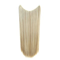 One Piece No Clip Hair Extensions Long Straight Hairpiece