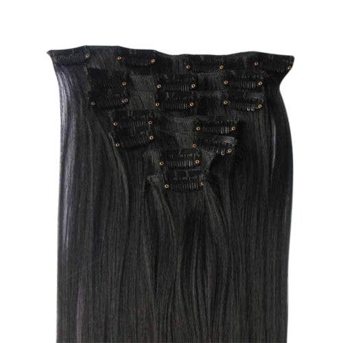 Long Straight Hairpiece for Women Synthetic Fiber Hairpieces