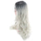 Women Hairstyle Gradient Color Wave Curls Long Curly Hair Wig