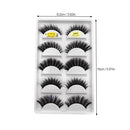 Anself SHIDISHANGPIN 5 Pairs Fake Eyelashes False Eyelashes Long Thick Curly Lashes with 5 Different Styles Makeup Lashes Strip