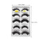 Anself SHIDISHANGPIN 5 Pairs Fake Eyelashes False Eyelashes Long Thick Curly Lashes with 5 Different Styles Makeup Lashes Strip