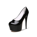 WETKISS Sexy Stiletto Pumps - Black