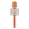 WS858 Portable Wireless Karaoke Microphone - Rose Gold