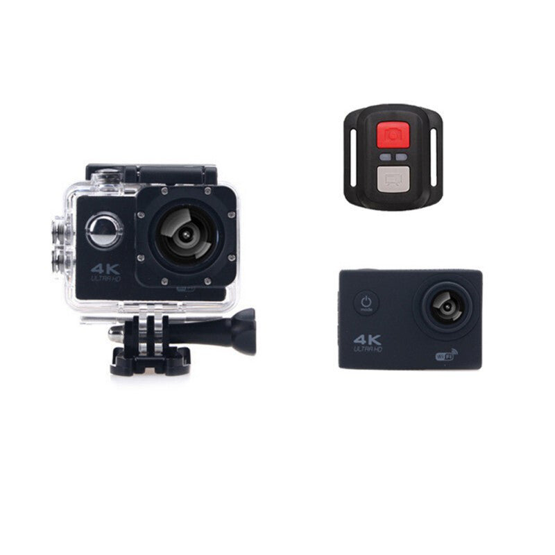 Waterproof High Quality Outdoor Sport Camera - Black