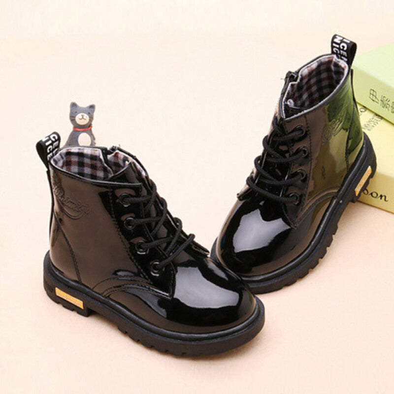 Waterproof Martin Boots - Black