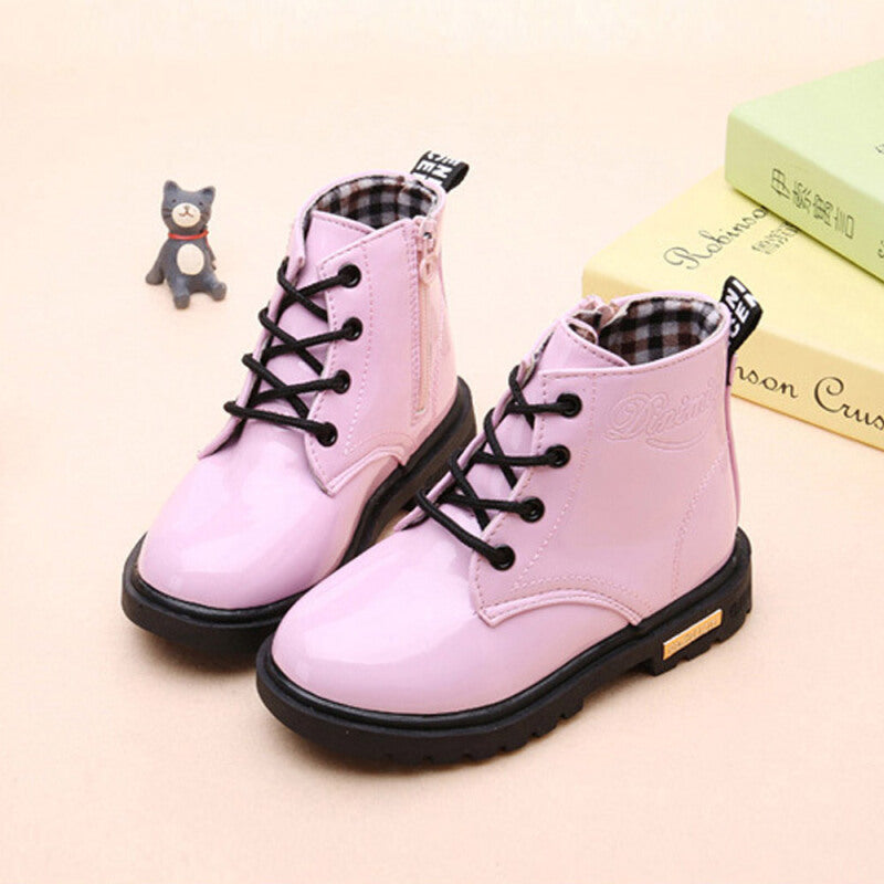 Waterproof Martin Boots - Pink