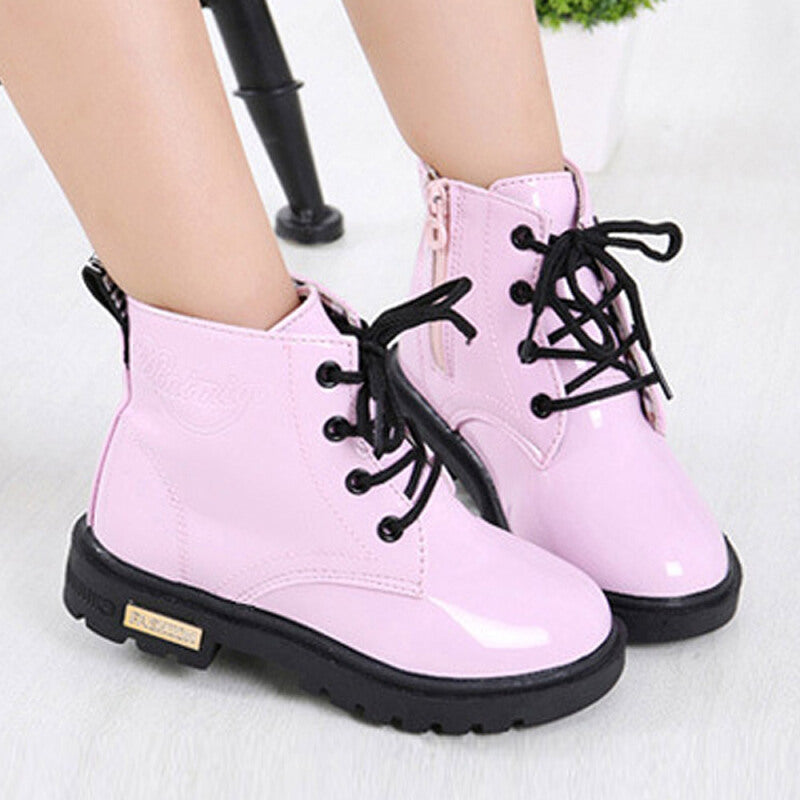 Waterproof Martin Boots - Pink