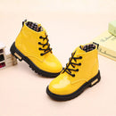 Waterproof Martin Boots - Yellow