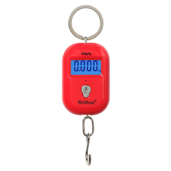 WeiHeng 25kg Portable Digital Scale - Red