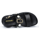 Weinishi Panda Summer Sandals - Black