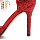 Wetkiss Charming Chain Pumps - Red