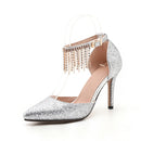 Wetkiss Charming Chain Pumps - Silver