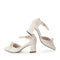 Wetkiss Leather Pumps - Beige