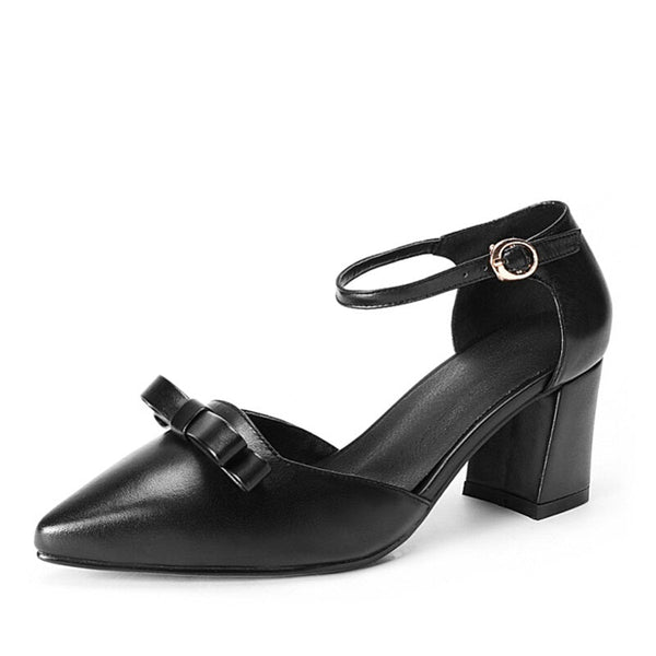 Wetkiss Leather Pumps - Black