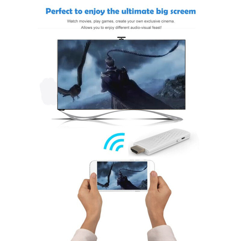 Wireless High Quality Tv Dongle Adapter - White