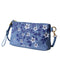 With You Embroidery Canvas Bag - Blue