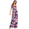 Women Fashion Boho Maxi Dress - Multicolor